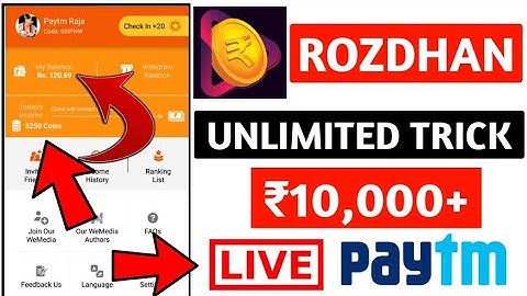 Latest Rozdhan App Unlimited Trick + Otp Bypass || Hindi + Live Proof || 2019 New Trick Earn ₹10,000