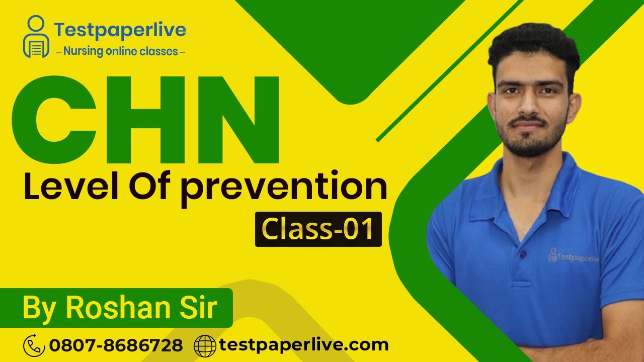 #Level of #Prevention Nursing officer & Staff Nurse Online Classes, Nursing | Testpaperlive