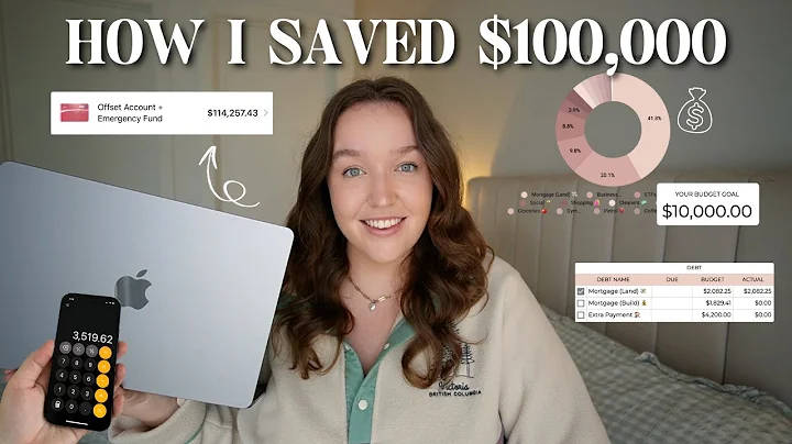HOW I SAVED $100,000 (for a house deposit + wedding) 💰 *realistic* tips + tricks to save money thumbnail