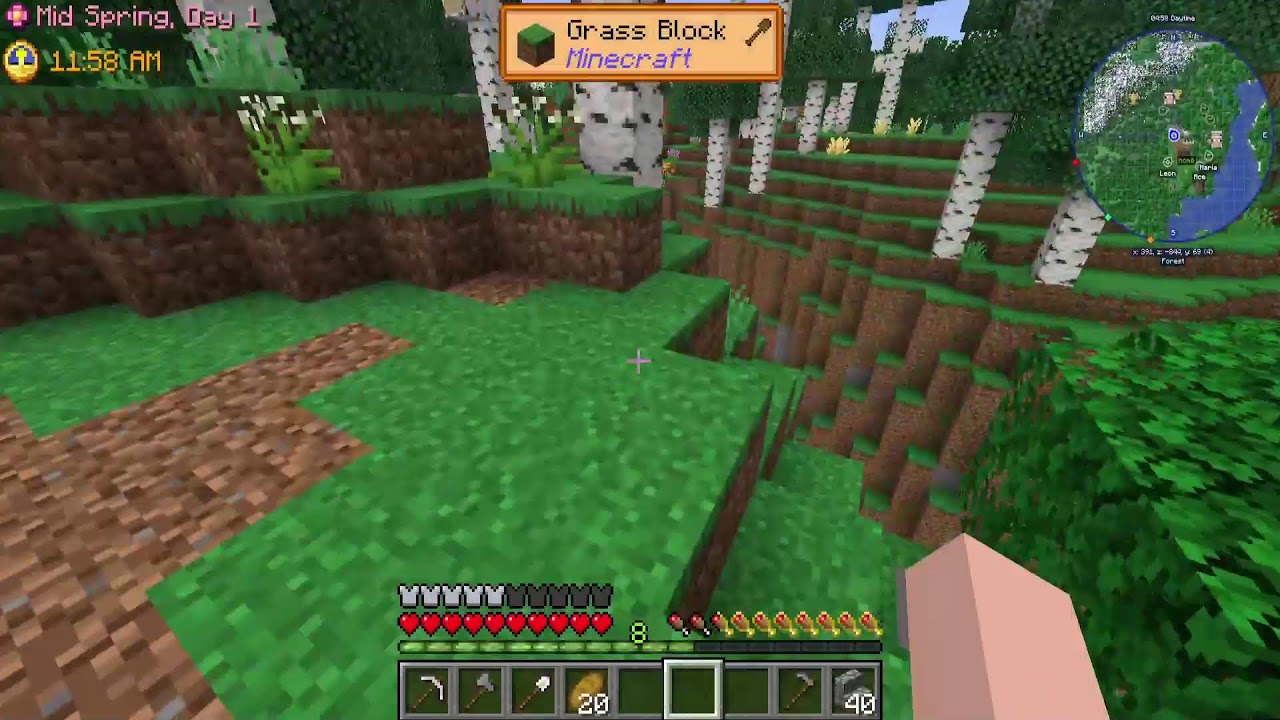 Becoming a Farmer | Stardew Valley Minecraft mod