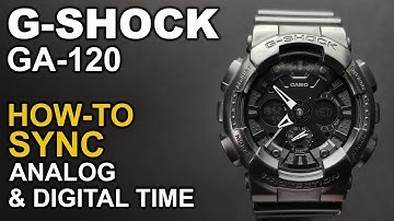 Gshock GA-120 - Adjusting watch hands - Module 5229