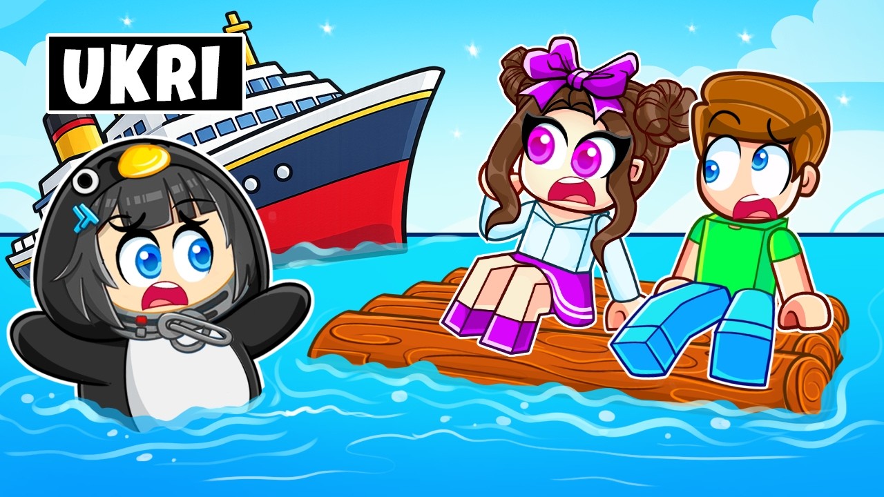 Ich gebe mich als GUGUGAGA PINGUIN auf einem SINKENDEN SCHIFF aus in Roblox!