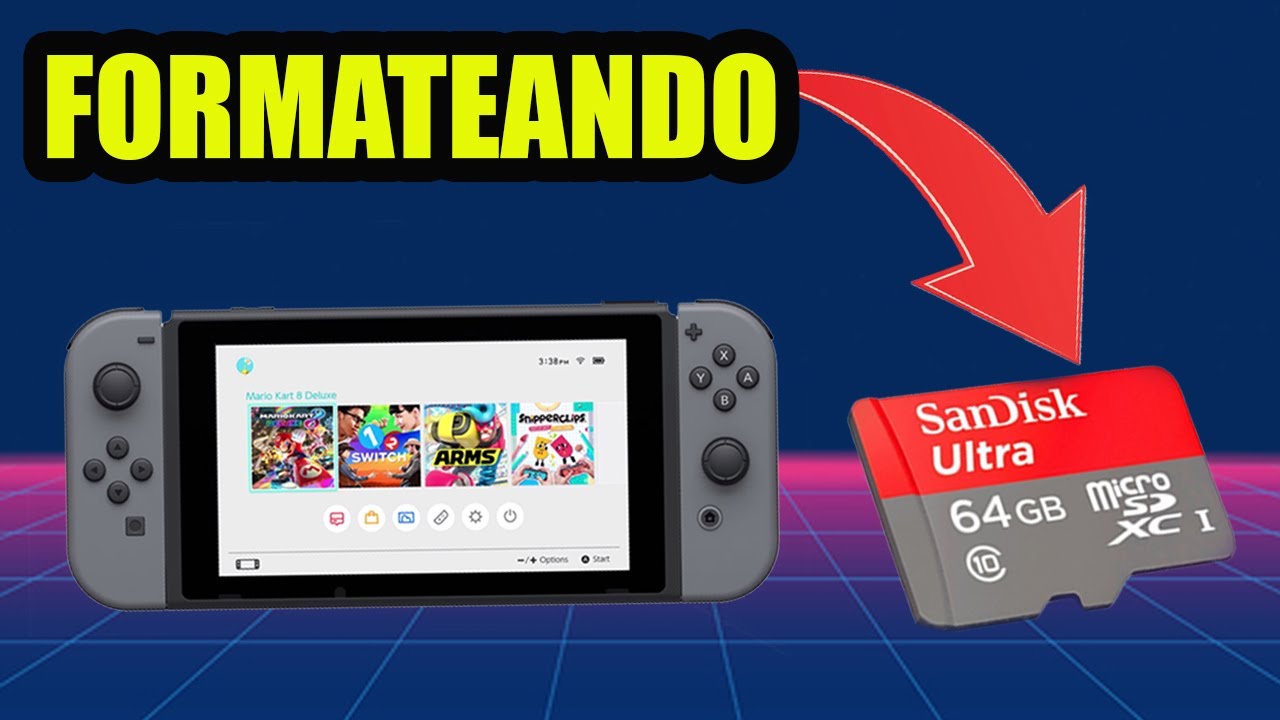 COMO FORMATEAR UNA MEMORIA MICRO SD EN NINTENDO SWITCH YouTube