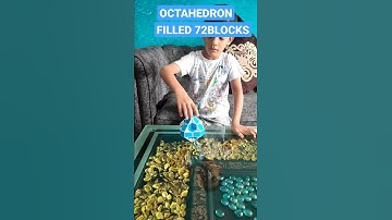 OCTAHEDRON FILLED 72 BLOCKS COMING SOON#shorts #puzzle #cubing #snakepuzzle subscribe for more
