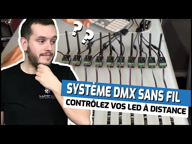 DMX sans fil - Système HF complet - Néon Flexible 