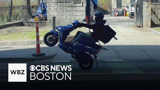 Boston demands food delivery companies crack down on dangerous moped drivers
