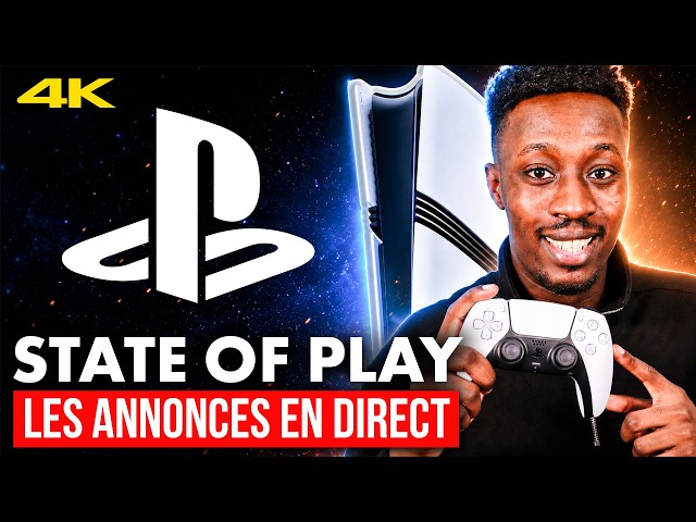 (LIVE 4K) State Of Play : On découvre les NOUVELLES ANNONCES PS5 💥 PlayStation prend la parole
