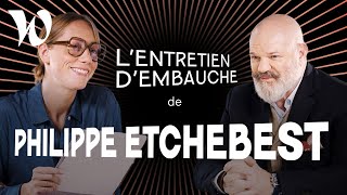 Philippe Etchebest passe un entretien d'embauche