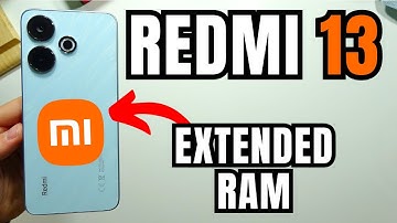 Redmi 13: Use Extended RAM