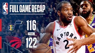 Full Game Recap: Jazz vs Raptors | Kawhi Scores Career-High