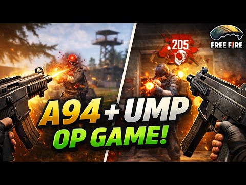 A94 + UMP 🔥 OP GAME 😱 NO FACE CAM #freefire #freefireindia #a94 #ump #freefiregameplay #gaming