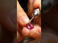 Tiny Rotary Tool Carving a Ruby 😳💎 | Oddly Satisfying ASMR