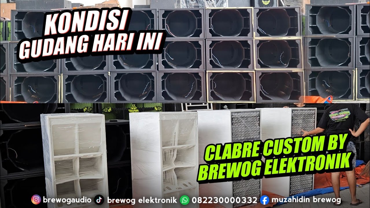 CLABRE CUSTOM BY BREWOG ELEKTRONIK READY !! KONDISI GUDANG FULL DENGAN BOX DRAGMINI 