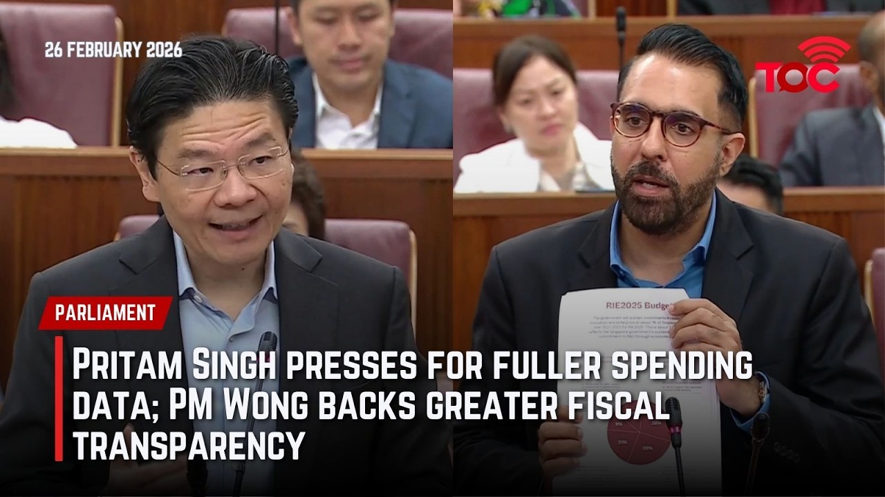 Pritam Singh presses for fuller spending data; PM Wong backs greater fiscal transparency