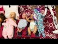 Dressing my baby dolls