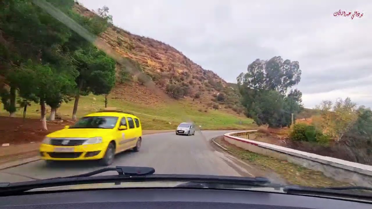 منظر جميل منعرجات طريق قرطوفة ولاية تيارت