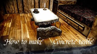 【建築士大工のDIY】建築作家がモルタルでコーヒーテーブルを作ってみた【モルタル造形】コンクリートテーブル　How to make concrete table