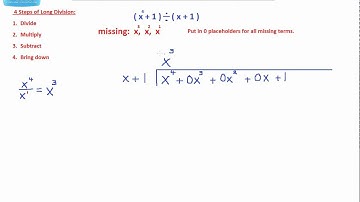 Dividing Polynomials with Missing Terms By 2 Terms