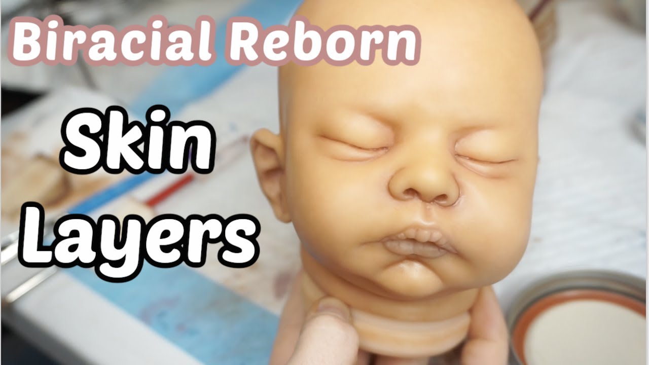 Бирасовая реборн-живопись | Слои кожи и создание цвета | Мелисса Ферранте