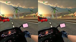 VR Bike real world racing - VR Highway moto racing screenshot 3