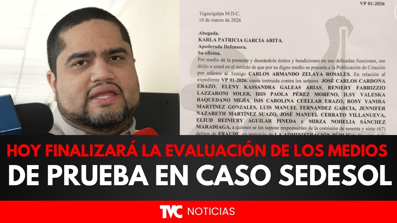 Hoy Finalizará la Evaluación de los medios de prueba en la audiencia inicial en caso Sedesol