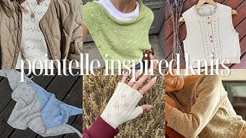 pointelle inspired knits pattern round up | accessories, sweaters, cardigans and tops  