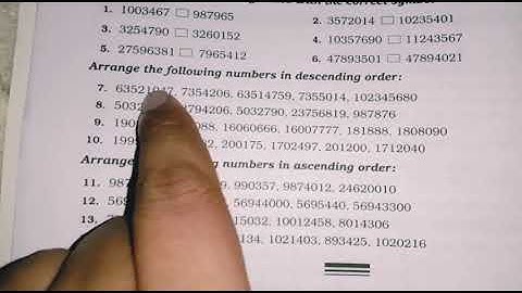 CLASS 6 MATH CHAPTER 1 NUMBER SYSTEM EXERCISE 1B