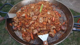 Ця страва, котру любять готувати на півдні Казахстану.. Вермишель Нан-палау