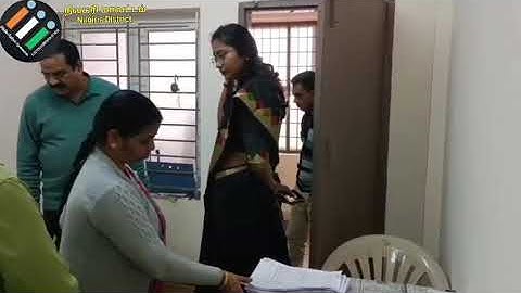 Enumeration forms digitization -inspections by DEO,The Nilgiris @ECIVoterEducation #SIRTN2026