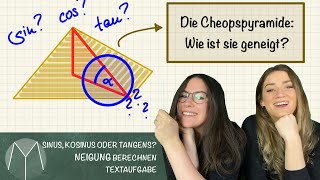 Winkel in einer Pyramide berechnen I Trigonometrie I Textaufgabe