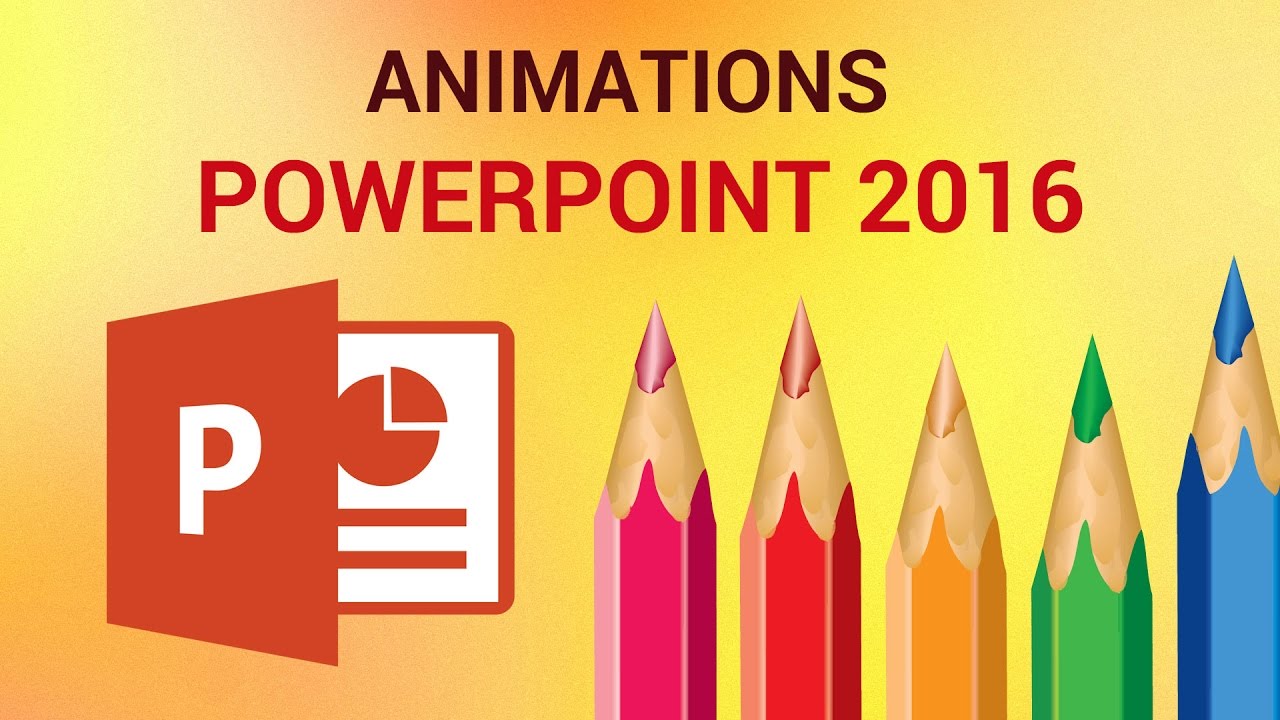 How To Make Animation In Powerpoint 2016 Youtube