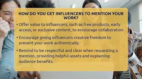 How Do You Get Influencers To Mention Your Work? - Everyday-Networking