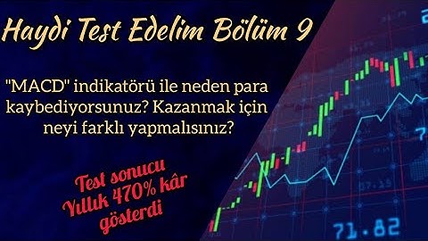 Haydi Test Edelim Bölüm9: MACD ile neden zarardasınız? Para kazandıran en iyi MACD stratejisi nedir?