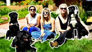 Meet the AMAZING Blind Girls at Guide Dog School w/ Me!