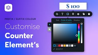 New! Customise Counter Element's Prefix/Suffix Colour - WordPress & Cloud