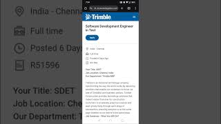 Software Development Engineer in Test #2025 #shorts #exam #offcampusdrives #jobupdate #jobopening