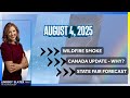 August 4th, 2025 - More Canadian Wildfire SMOKE for SE WI