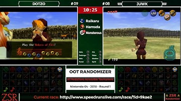 OoT Randomizer Tournament: Round 1 - dotzo vs. Juwk