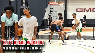 Skyy Clark, Tyler Jackson, & Jaeden Mustaf TOUGH 1 v 1 Workout  👀 | Workouts With Kee The Trainer