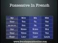 French Possessive Adjectives