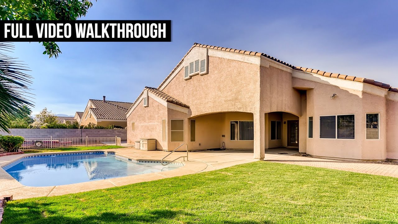 Home Tour 2020 RV Parking Pool Single Story House Las Vegas Real Estate YouTube
