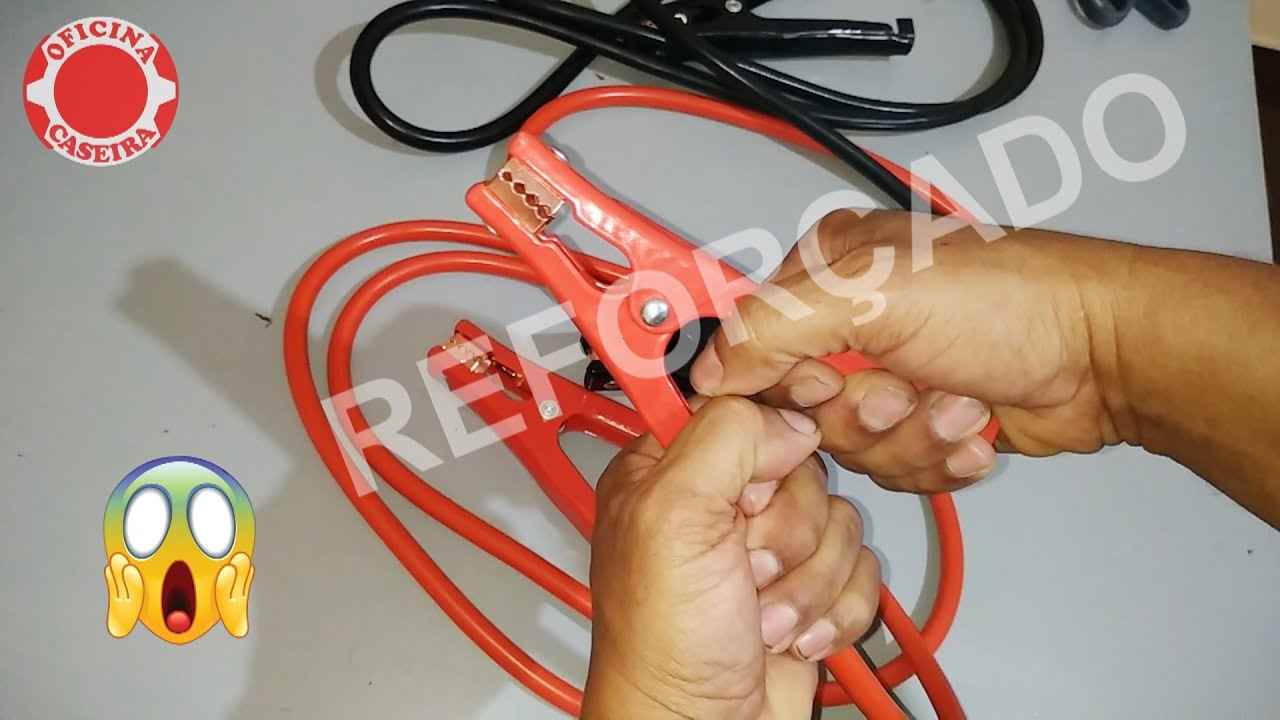 CABO DE CHUPETA REFORÇADO, 800 AMPERES, O MELHOR QUE ENCONTREI.