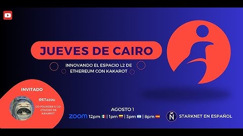 JDC - Jueves de Cairo sobre Kakarot con Elias Tazartes