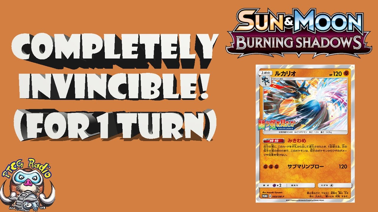 Lucario - New Pokémon Card is Completely Invincible! (for 1 turn)