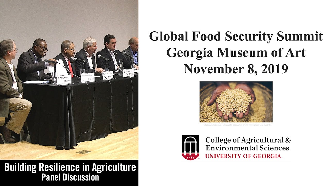 Global Food Security Summit - Building Resilience in Agriculture Panel Discussion