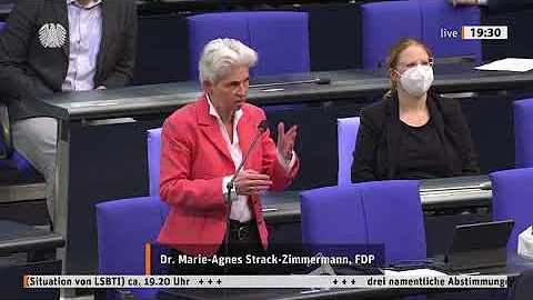 Kurzintervention von Marie-Agnes Strack-Zimmerman....