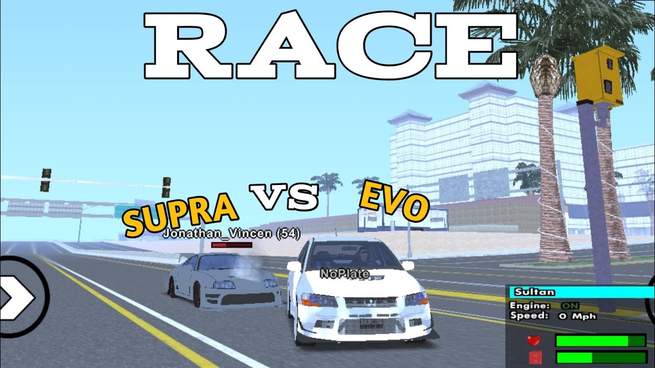 BALAPAN ANTARA DUA MOBIL SILVER SUPRA VS EVO | GTA SAMP ROLEPLAY ...