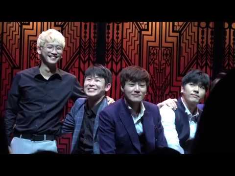 170421 비스티 밤공 커튼콜 - 김종구, 정민, 배승길, 송유택, 김대현 (김종구 focus)