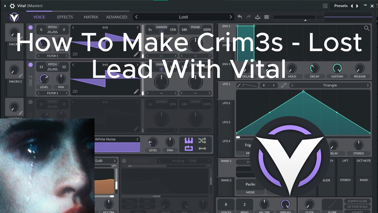 How To Make "Crim3s - Lost" Lead With Vital (FL Studio) 