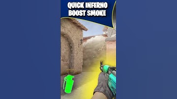 QUICK BOOST SMOKE ON INFERNO SHORT(A)💣 #cs2nades #csgo #cs2 #counterstrike #cs